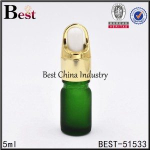 Wholesale Dealers of
 mini matte green glass dropper bottle for cosmetic sample 5ml  Factory in Finland
