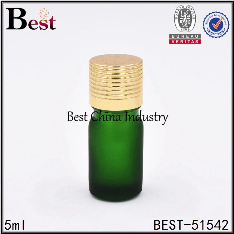 Good quality 100%
 empty cosmetic glass dropper sample bottle for sell 5ml Factory in India
