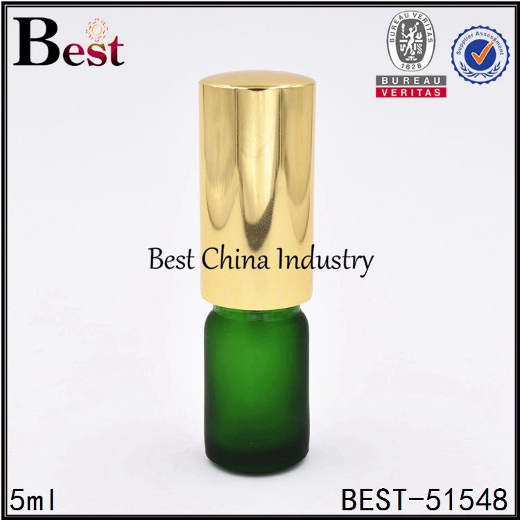 Manufacturing Companies for
 mini cosmetic green glass bottle with sprayer 5ml Supply to Saudi Arabia