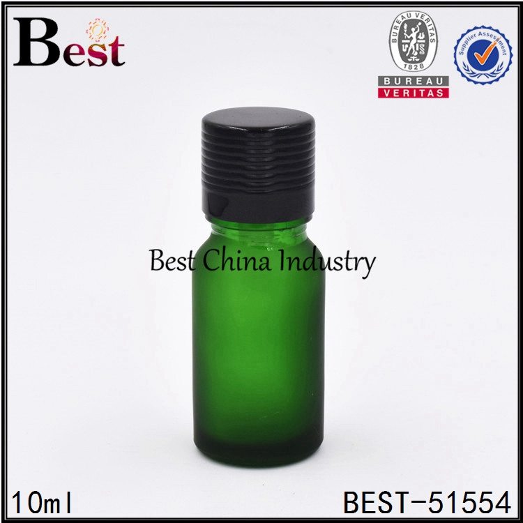 Hot Selling for
 mini matte green glass essential oil bottle with screw top 5ml 10ml Wholesale to Leicester