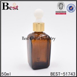 Super Purchasing for
 special square glass bottle amber color with dropper top for cosmetic Wholesale to Mumbai