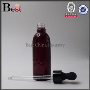 frosted black amber red color glass essential oil bottle 10ml 50ml 60ml 100ml