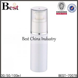 plastic white lotion bottle with lotion pump 30/50/100ml