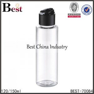 professional factory provide
 clear plastic bottle with flip top plastic cap 120/150ml Supply to Muscat