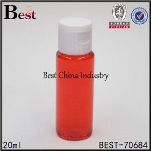 Wholesale Price
 clear PET plastic bottle with flip top cap 20ml  Wholesale to Belgium