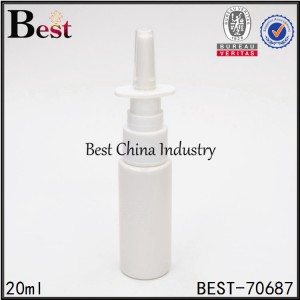 white plastic nasal sprayer bottle 20ml