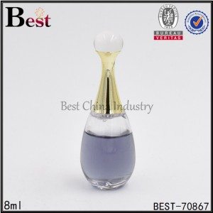 oval shaped perfume bottle 8ml