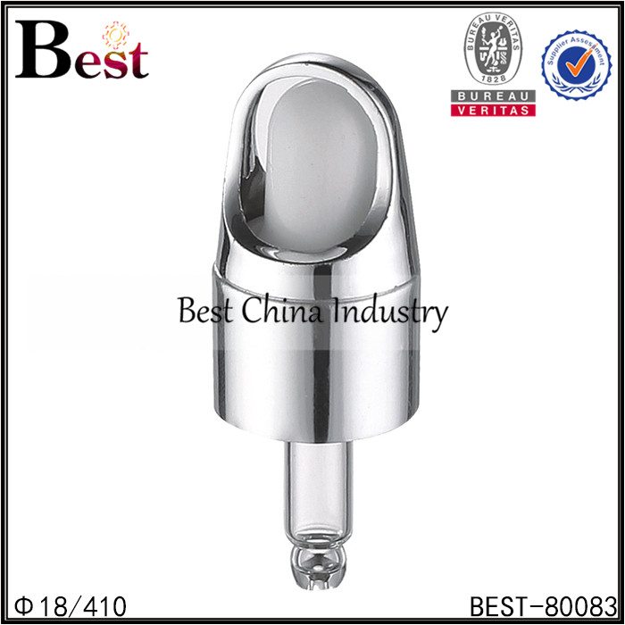Factory made hot-sale
 silver aluminum basket dropper cap 18/410 in Angola