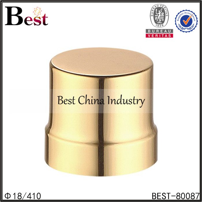 90% OFF Price For
 gold aluminum essential oil cap 18/410 Factory in Tunisia