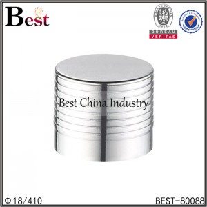 18 Years Factory offer
 silver aluminum essential oil cap 18/410 Factory in Doha