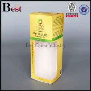 High reputation for
 cosmetic silk logo printing paper box with window Factory for Uzbekistan