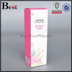 red silk logo printing paper box