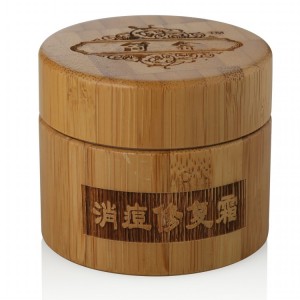 100ml cosmetic bamboo jar