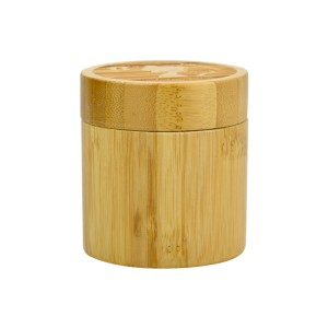 250g cosmetic cream bamboo jar
