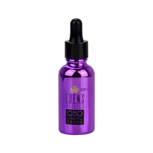 Metallic Electronic Plating 5ml 10ml 15ml 30ml 50ml 100ml Purple Glass Dropper Bottles for CBD