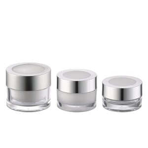 15g 30g 50g clear acrylic cosmetic container jar