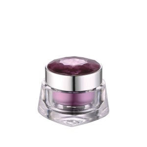 30g crystal lid acrylic cosmetic cream jar