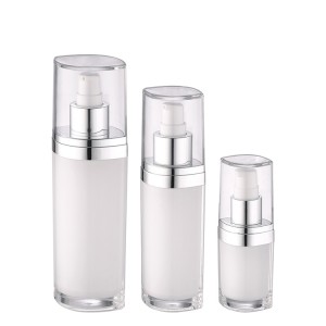 white color luxury lotion pump acrylic bottle