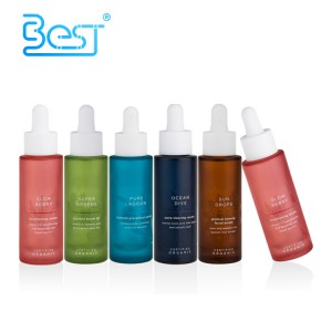 10ml multiple color glass dropper bottle