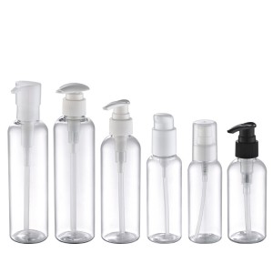 clear plastic bottle for liquid soap
