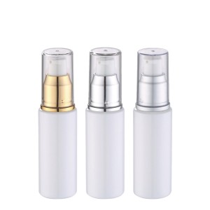 50ml 100ml white plastic bottle with pump