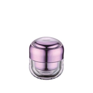 15g 30g purple acrylic cosmetic cream jar